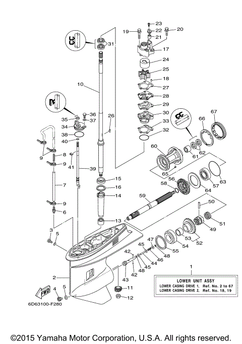 LOWER CASING DRIVE 1