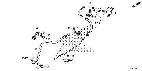 REAR BRAKE HOSE (STD)