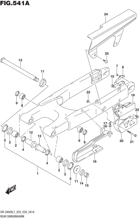 REAR SWINGINGARM