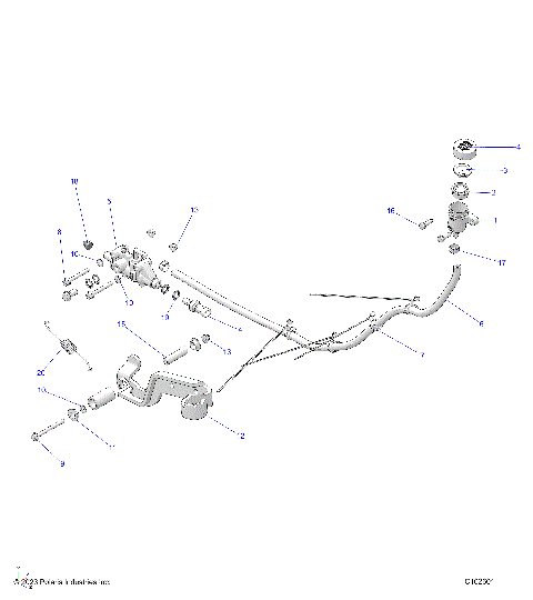BRAKES, BRAKE PEDAL and MASTER CYLINDER - A25SJR57AM (C102601)
