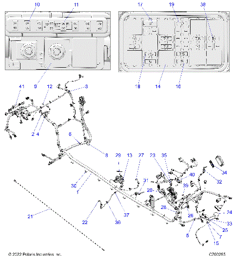 ELECTRICAL, WIRE HARNESS, CHASSIS [FROM 1/9/2023] - Z23R4D92AK/AS/BK/BS (C703285)