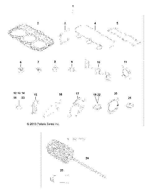 ENGINE, GASKET SET - R141D9JDA/2D9JDA (49BRUTUSGASKET13)