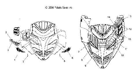HOOD FOAM/SCREENS/FOIL - S07PY7FS/FE (49SNOWHOODSCFLFSTSWTCH)