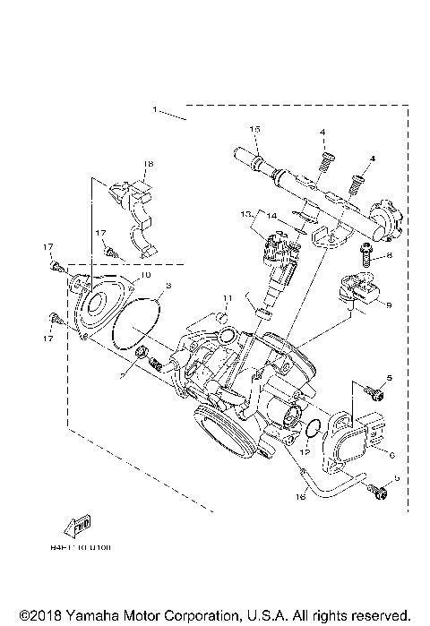 THROTTLE BODY ASSY 1