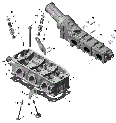 01- ROTAX - Cylinder Head