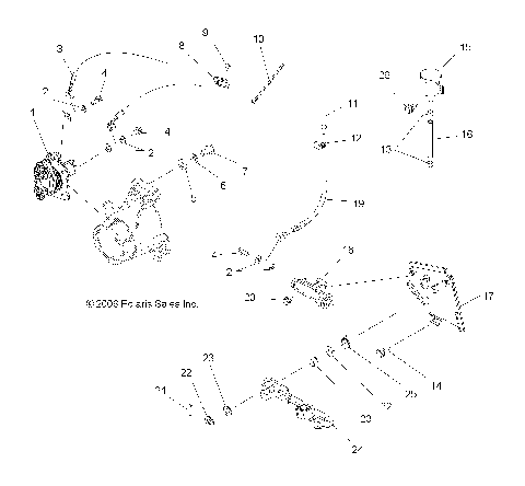 BRAKE, FOOT - A07MH68AX/AY/AZ (49ATVBRAKERR800EFI)