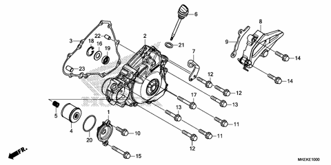 LEFT CRANKCASE COVER