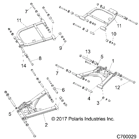 SUSPENSION, REAR CONTROL ARMS - R21TAE99FA/SFA/SCA/SCK (C700607)