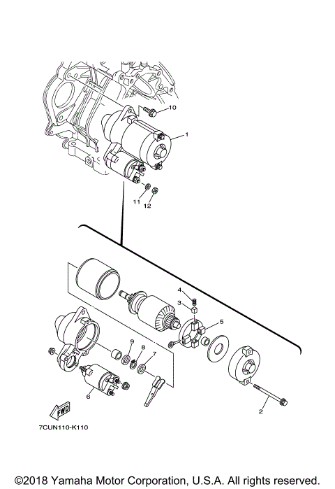 STARTING MOTOR