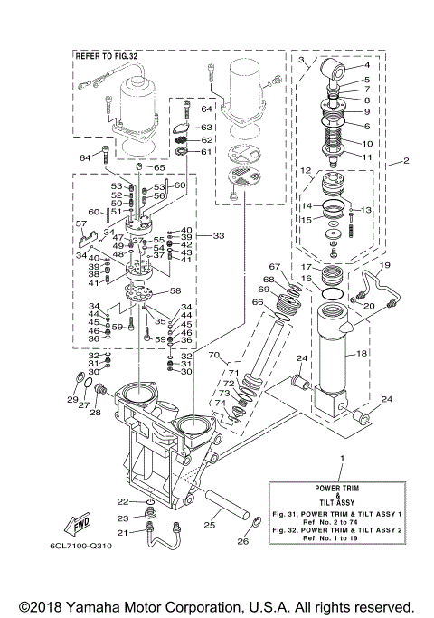 POWER TRIM & TILT ASSY 1