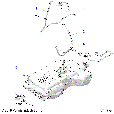BODY, FUEL LINES - Z20P4F92AC (C700986)