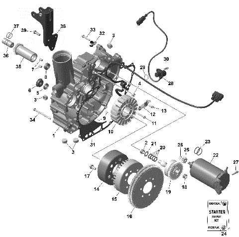 01- ROTAX - Magneto and Electric Starter
