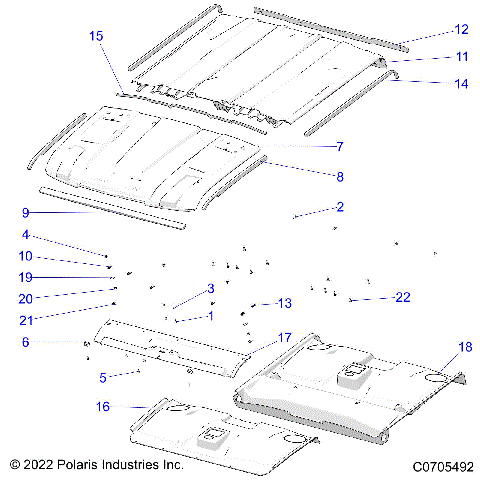 BODY, ROOF - (R23RSV99AC/RS299AC) (C0705492)