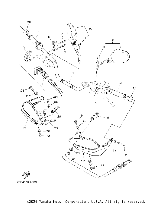 STEERING HANDLE CABLE