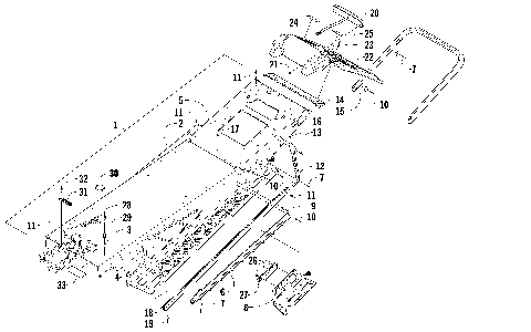 TUNNEL, REAR BUMPER, AND TAILLIGHT ASSEMBLY [91696]
