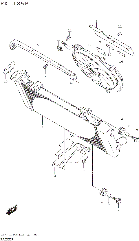 RADIATOR (GSX-S750,GSX-S750Z)