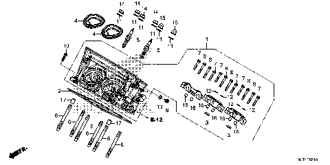CYLINDER HEAD (RR.)