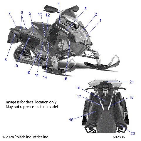 BODY, DECAL, BLACK SIDE PANEL - S25TDL8RS (602806)