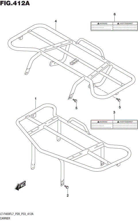 CARRIER (LT-F400FL7 P28)