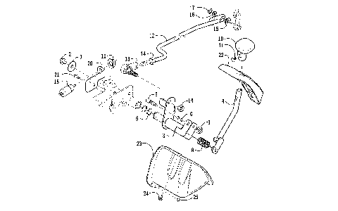 REVERSE SHIFT LEVER ASSEMBLY [77808]