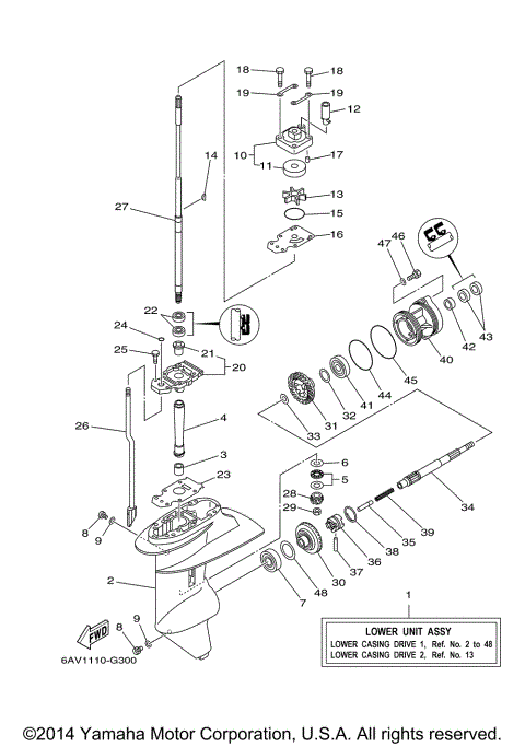 LOWER CASING DRIVE 1
