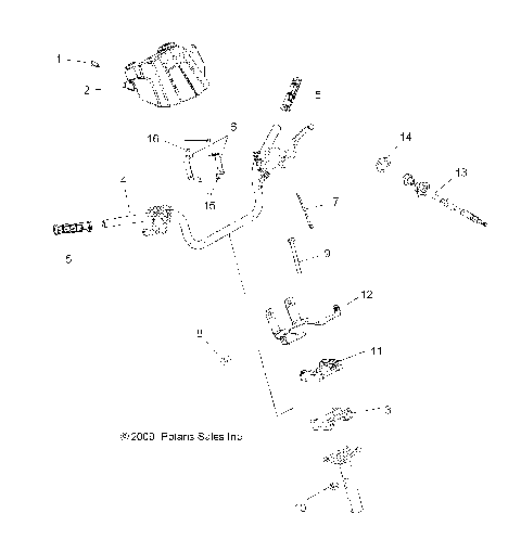 STEERING, HANDLEBAR and CONTROLS - A12EA32AA (49ATVHANDLEBAR10TB)