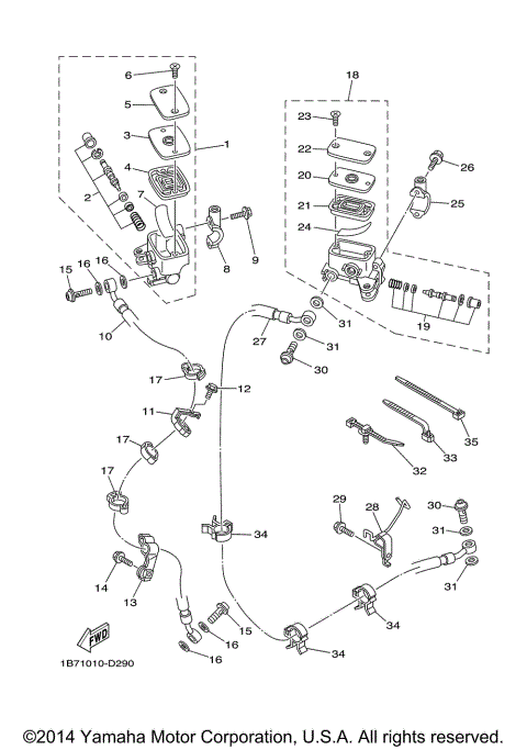 FRONT MASTER CYLINDER
