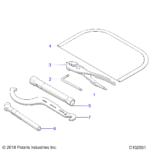 REFERENCE, TOOL KIT - A23S6E57F1/FK (C102031)