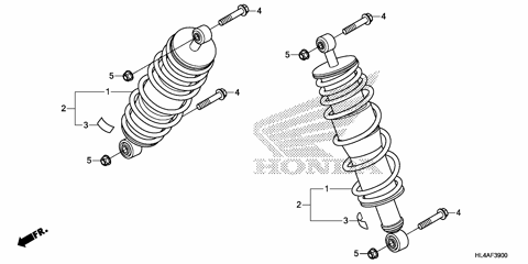 REAR SHOCK ABSORBER (1)