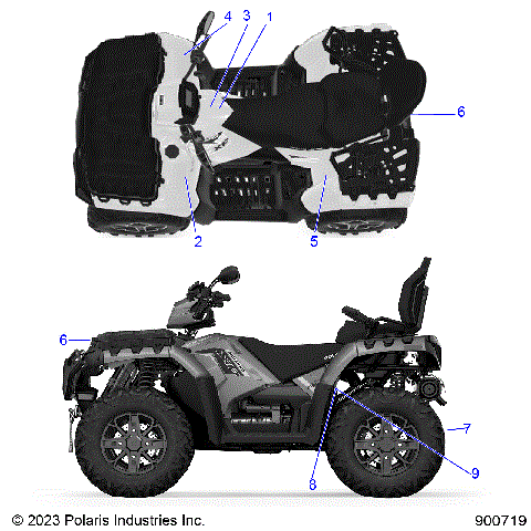 BODY, DECALS, GENERAL - A25SYY95AH (900719)