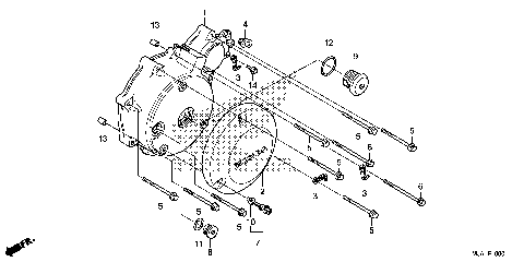 LEFT CRANKCASE COVER