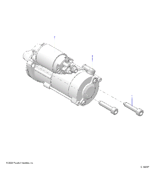 ENGINE, STARTING SYSTEM - A25SVA85A4 (C102557)