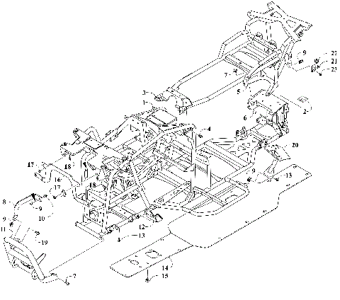 FRAME AND RELATED PARTS  [304392]
