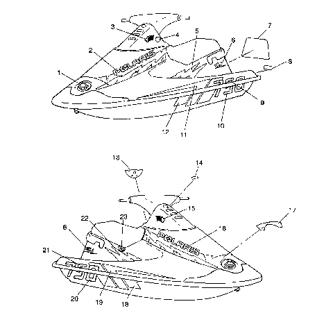 DECALS SL 750 B944070 (4927012701003A)