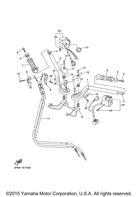 STEERING HANDLE CABLE