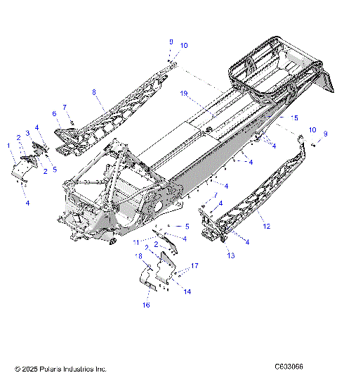 CHASSIS, FOOTRESTS, and RUNNINGBOARDS - S26TFF6RSL/TFP6RSL (C603066)