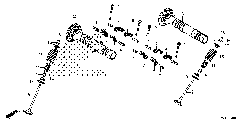 CAMSHAFT@VALVE (RR.)