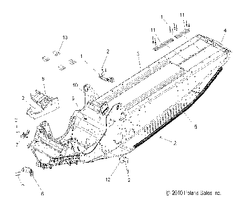 CHASSIS, ASM. - S11PB5BSA/BSL/BEA (49SNOWCHASSIS11550)