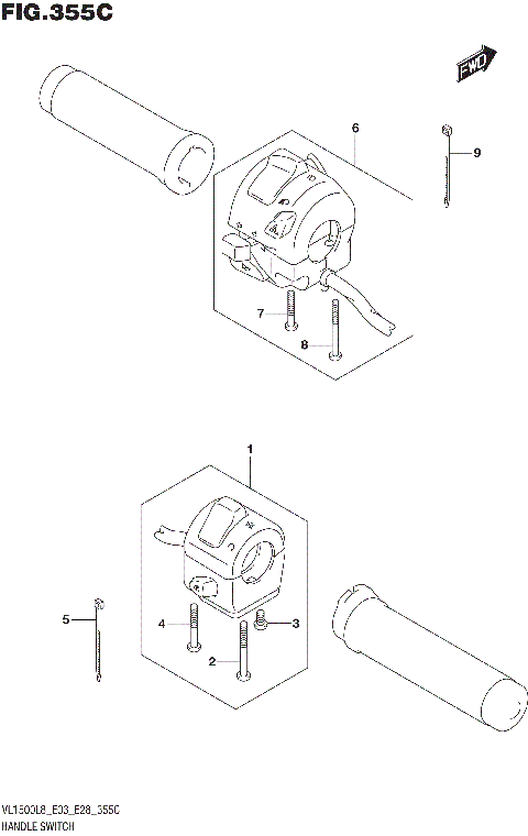 HANDLE SWITCH (VL1500BL8 E33)