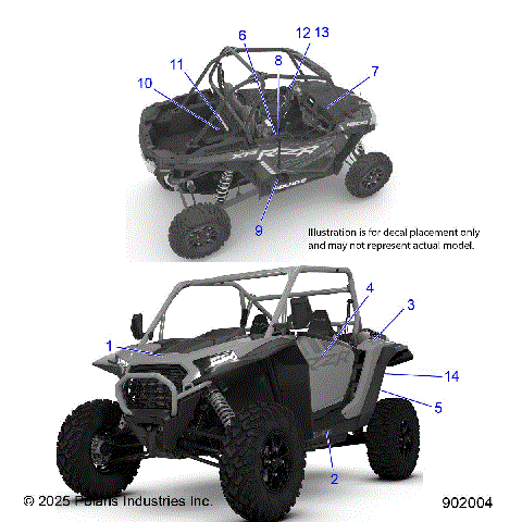 BODY, DECALS - Z26NEE99C4 (902004)