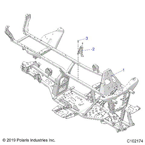 CHASSIS, FRAME - A20SDE57F1/S57C5/E5 (C102174)