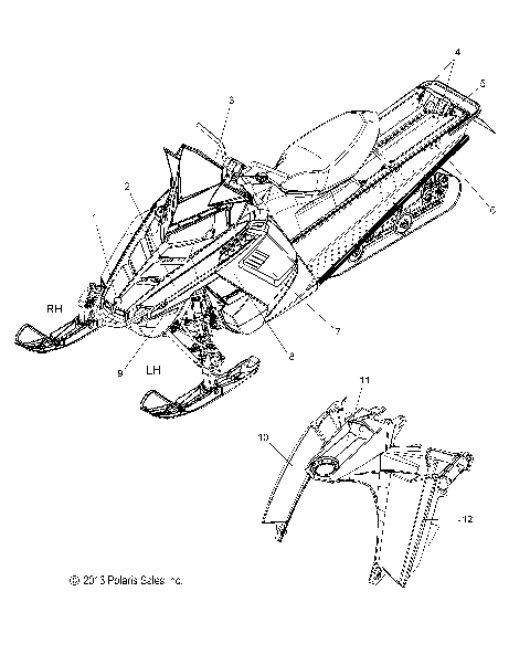 BODY, DECAL - S14CR5BSA/BSL (49SNOWDECAL14550144)