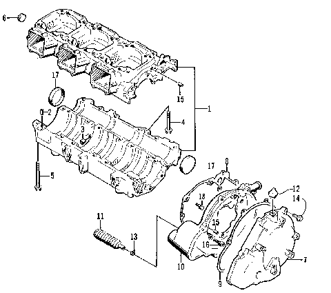 CRANKCASE ASSEMBLY [73544]
