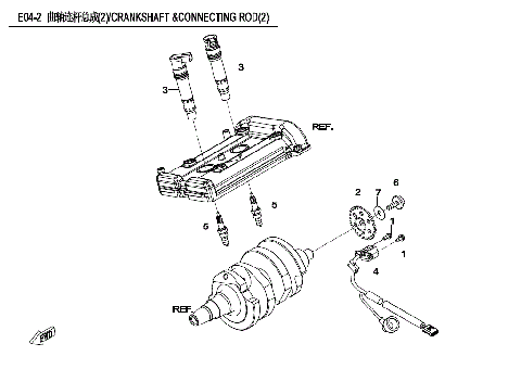 CRANKSHAFT & CONNECTING ROD (2)