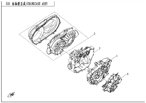 CRANKCASE ASSY
