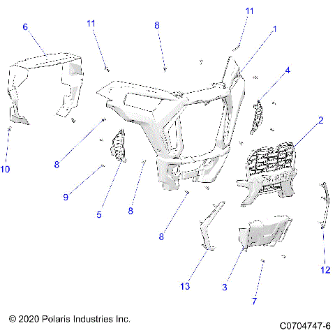 BODY, FRONT BUMPER - Z21ASE99F5/S99C5/E5 (C0704747-6)