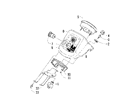 INSTRUMENT POD ASSEMBLY [96310]