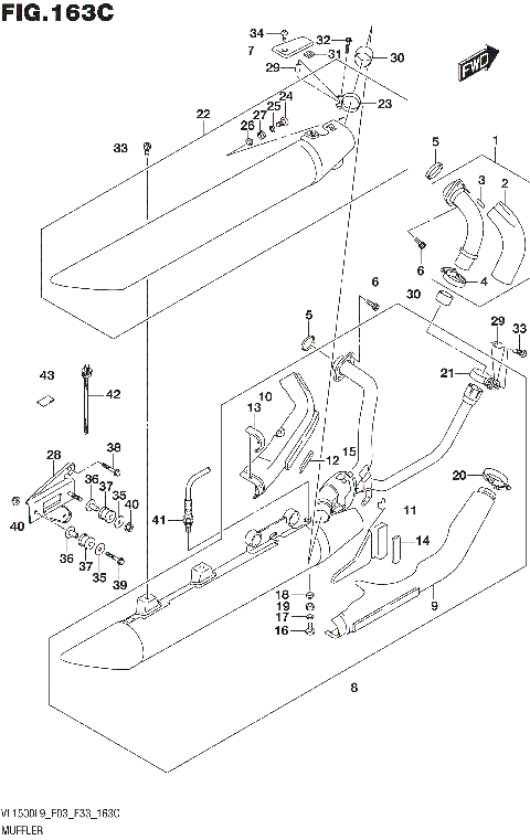 MUFFLER (VL1500TL9 E03)
