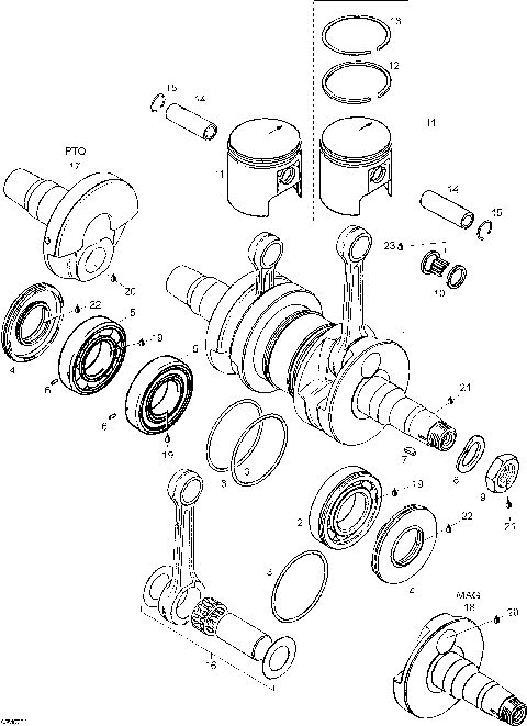 01- Crankshaft And Pistons