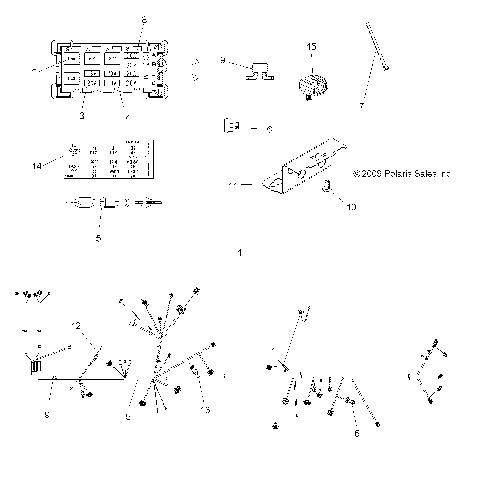 ELECTRICAL, HARNESS - A10ZX85FL/FF (49ATVHARNESS10SPXPEPS850I)